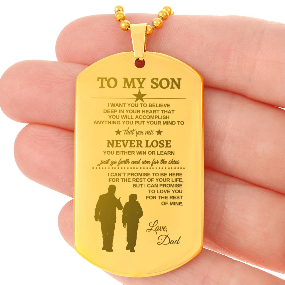 TO MY SON